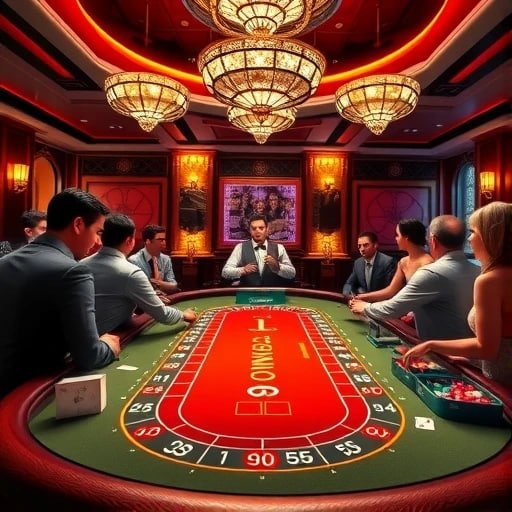 Tampilan antarmuka live casino halo189 di smartphone Android Indonesia
